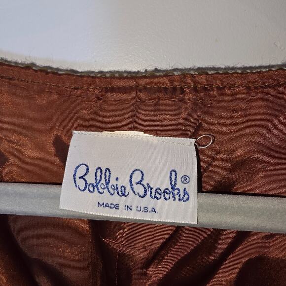 Bobbie Brooks Vintage Women’s Long Vest Sz S Pockets Old Money Preppy Equestrian - Picture 7 of 8